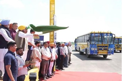 ਮੁੱਖ ਮੰਤਰੀ ਪੰਜਾਬ ਭਗਵੰਤ ਮਾਨ ਨੇ ਕੀਤੀਆਂ 250 ਬਸਾਂ ਰਵਾਨਾ