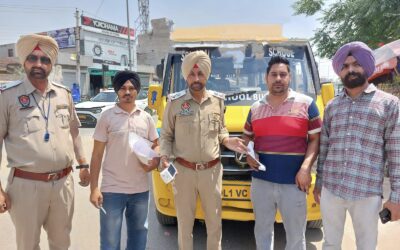ਸਕੂਲੀ ਬੱਚਿਆਂ ਦੀ ਸੁਰੱਖਿਆ ਸੰਬੰਧੀ ਜਿ਼ਲ੍ਹਾ ਟਾਸਕ ਫੋਰਸ ਵੱਲੋਂ ਵਿਸ਼ੇਸ਼ ਚੈਕਿੰਗ