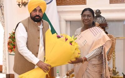 ਮੁੱਖ ਮੰਤਰੀ ਪੰਜਾਬ ਭਗਵੰਤ ਮਾਨ ਨੇ ਕੀਤੀ ਰਾਸ਼ਟਰਪਤੀ ਨਾਲ ਮੁਲਾਕਾਤ