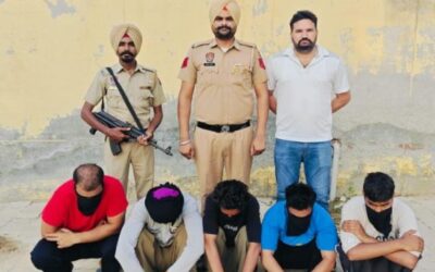 ਇਕ ਕਿਲੋ ਹੈਰੋਇਨ ਸਮੇਤ ਮੋਗਾ ਪੁਲਸ ਨੇ ਕੀਤੇ ਪੰਜ ਨਸ਼ਾ ਤਸਕਰ ਕਾਬੂ