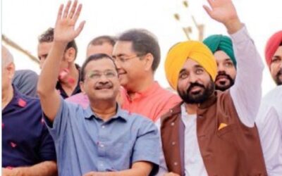 ਅਰਵਿੰਦ ਕੇਜਰੀਵਾਲ ਤੇ ਭਗਵੰਤ ਮਾਨ ਨੇ ਕੀਤਾ ਮੈਗਾ ਰੋਡ ਸ਼ੋਅ ਆਯੋਜਿਤ