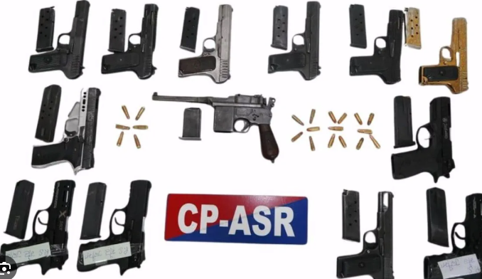 Arms illegal weapons