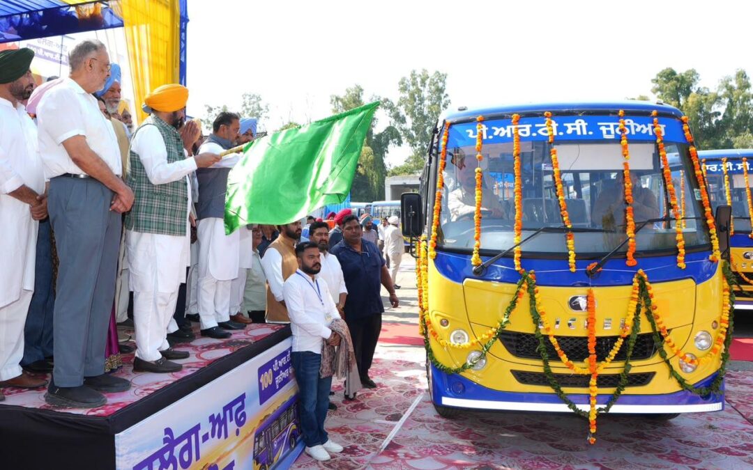 100 ਮਿੰਨੀ ਬੱਸਾਂ ਪੰਜਾਬ ਦੇ ਪਿੰਡਾਂ ਨੂੰ ਸ਼ਹਿਰਾਂ ਨਾਲ ਜੋੜਨਗੀਆਂ : ਭਗਵੰਤ ਮਾਨ