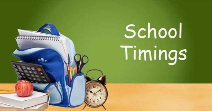 School timings
